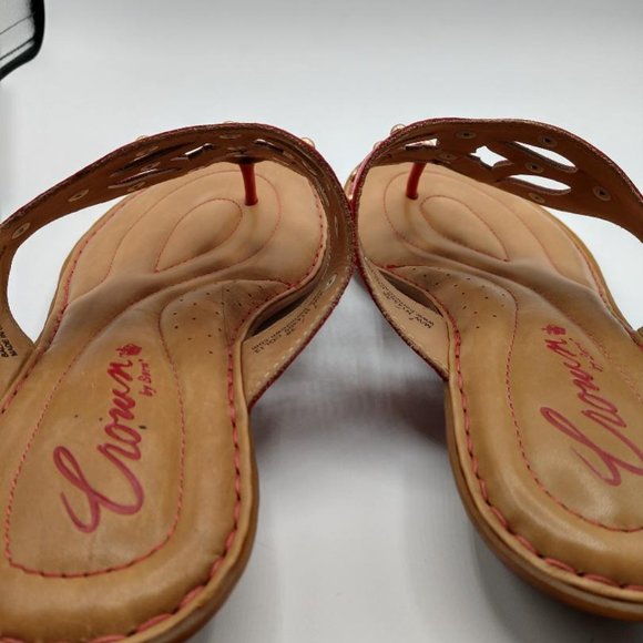 Crown by Born Orange Sandals - Size 7 - Picture 4 of 4